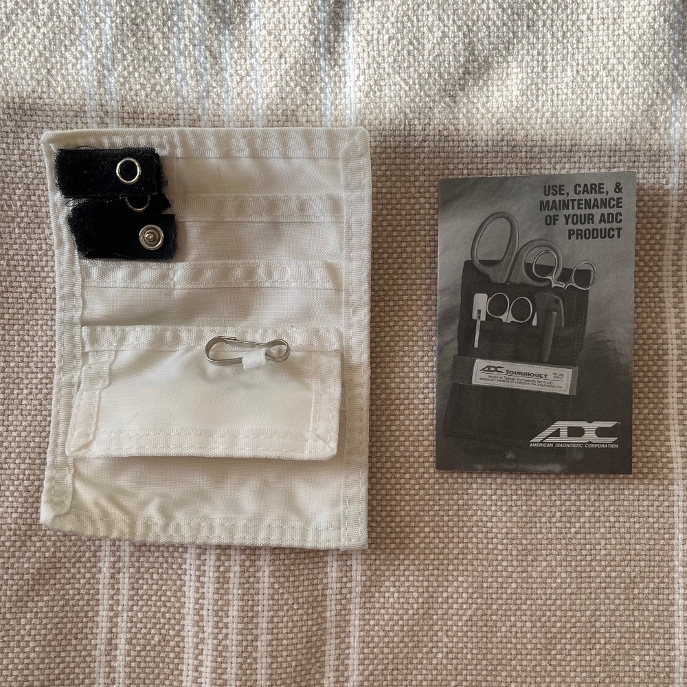 Pocket organizer for scrubs, nurse, doctor, vet, tech